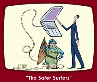 Internet web safety school show